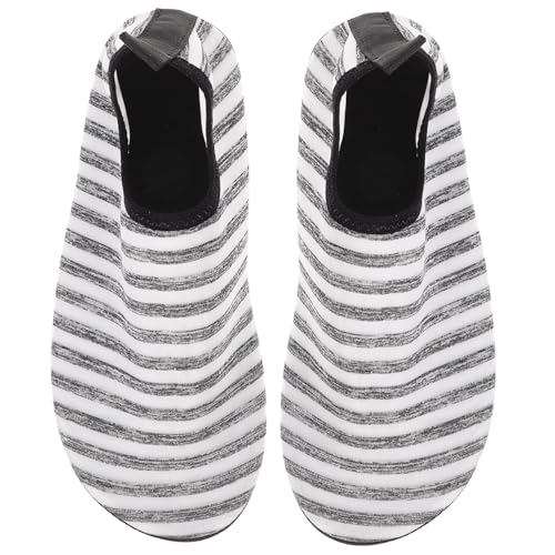 IMIKEYA Unisex Wasserschuhe Leicht Atmungsaktiv Schnelltrocknend Multifunktional Fitnessschuhe für Yoga Strand Pool Damen Herren Strandschuhe Barfußschuhe von IMIKEYA