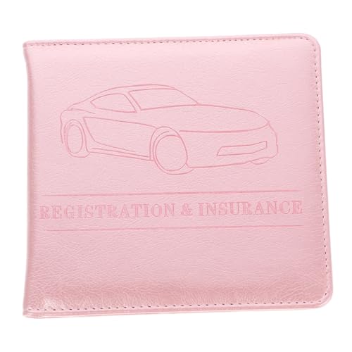 IMIKEYA Versicherungs und Registrierungsunterlagen Halter aus PU Leder Auto Dokumenten Organizer für Praktische Brieftasche für Fahrzeugscheine und Karten Rosegoldfarben IMIKEYA Versicherungs und Registrierungsunterlagen Halter aus PU Leder Auto Dokumenten Organizer für Praktische Brieftasche für Fahrzeugscheine und Karten Rosegoldfarben von IMIKEYA