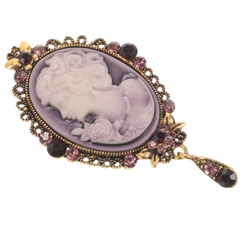 IMIKEYA Viktorianische Damenbrosche Aus Vintage-portrait-anstecknadel Für Kleidung Taschen Und Hüte Geeignet Für Firmenfeiern Geburtstagsfeiern Und Karnevalsfeste von IMIKEYA
