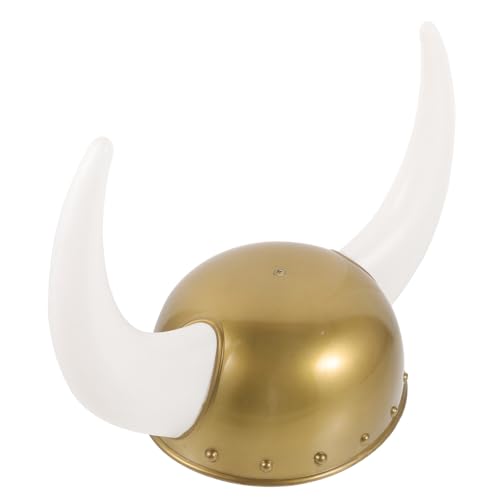 IMIKEYA Viking Kostüm Ox Horn Hut Leichtes Party Cosplay Zubehör Einzigartiger Bull Horn Helm für Karneval Festival und Verkleidung von IMIKEYA