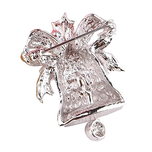 IMIKEYA Vintage Glocken Brosche Weihnachtsdekor Festlich Stilvoll für Damen und Herren Anstecknadel für Anzug Pullover Schal Kreative Weihnachtsglocken Kleidungsschmuck von IMIKEYA