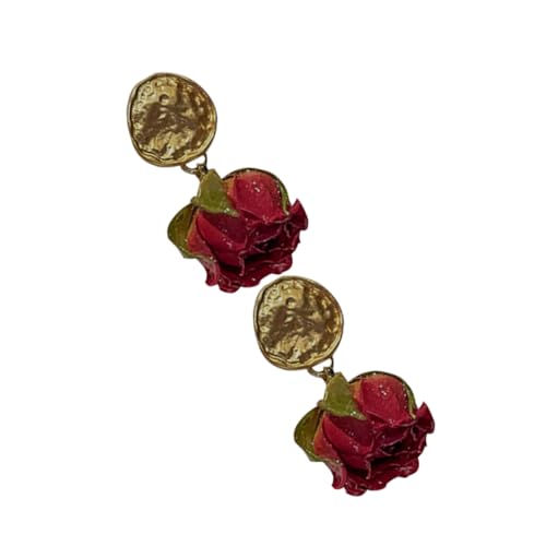 IMIKEYA Vintage Ohrstecker Damen Zarte Rosenblüten Ohrringe Kleine Ästhetische Schmuckstücke Langlebige Ohrstecker für Besondere Anlässe Vielseitig Tragbare Accessoires IMIKEYA Vintage Ohrstecker Damen Zarte Rosenblüten Ohrringe Kleine Ästhetische Schmuckstücke Langlebige Ohrstecker für Besondere Anlässe Vielseitig Tragbare Accessoires von IMIKEYA