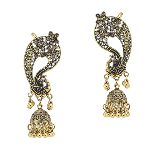 IMIKEYA Vintage Ohrstecker Retro Stil Geschnitzt Ethno Schmuck Damen Vielseitig Tragbar für Party Hochzeit Alltag von IMIKEYA