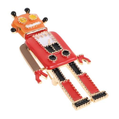 IMIKEYA Vintage Roboter Brosche für Männer Einzigartige Legierung Anstecknadel Retro Design für Anzüge und Schals Ergänzung für Stilvolle Outfits Hochwertige Handwerkskunst und von IMIKEYA