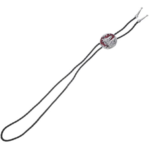 IMIKEYA Vintage Western Bolo Tie Herren Halskette mit Pferdekopf Anhänger Retro Cowboy Shirt Accessoire aus Langlebiger Legierung für Partys und Alltag von IMIKEYA
