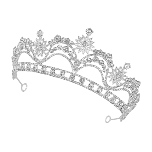 IMIKEYA Wasserdiamant Tiara Haarschmuck Hochzeit Party Damen Elegant Funkelnd Schmuck von IMIKEYA
