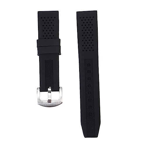 IMIKEYA Wasserdichtes Silikon Uhrenarmband Atmungsaktives und Langlebiges Ersatzarmband für Fitness Schwimmen und Outdoor Aktivitäten Schwarz IMIKEYA Wasserdichtes Silikon Uhrenarmband Atmungsaktives und Langlebiges Ersatzarmband für Fitness Schwimmen und Outdoor Aktivitäten Schwarz von IMIKEYA