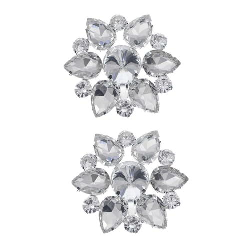 IMIKEYA Wasserdrop Schuhclips Damen Hochzeit Schuhschmuck mit Strasssteinen Abnehmbar Vielseitig für Flache Schuhe Stiefel Sandalen und High Heels DIY Schuhanhänger für Festliche Anlässe von IMIKEYA