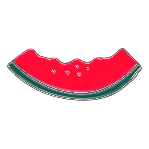 IMIKEYA Wassermelonen Brosche aus Langlebiger Legierung Detailreiche Gravur Modisches Sommer Accessoire für Kleidung Pullover Hut und Mantel Kreativer Schmuck für Besondere Geschenke von IMIKEYA