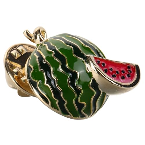 IMIKEYA Wassermelonen Brosche für Damen Reversabzeichen Sicherem Material Pullover Clip und Schal Clip Leicht und Tragbar für Partys und Alltag von IMIKEYA