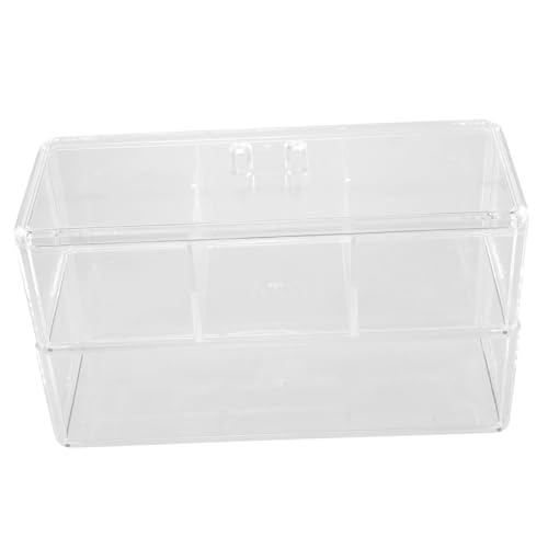 IMIKEYA Wattebauschbehälter Stiftehalter Badaccessoire-organizer Mit Deckel Make-up-aufbewahrungsbox Wattestäbchenbox Transparent Leicht Zu Reinigen Kompakt Für Wattebällchen IMIKEYA Wattebauschbehälter Stiftehalter Badaccessoire-organizer Mit Deckel Make-up-aufbewahrungsbox Wattestäbchenbox Transparent Leicht Zu Reinigen Kompakt Für Wattebällchen von IMIKEYA