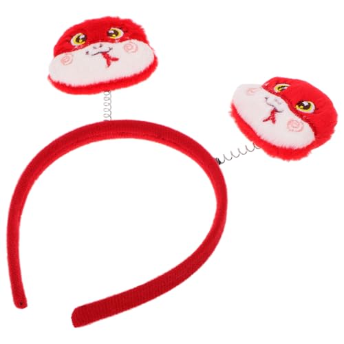 IMIKEYA Weihnachts Stirnband mit Schlangen Design Süßes Haaraccessoire Kunststoff Haarband für Frauen für Feiertagsfeiern und Cosplay Kostüme Langlebig und Haarschonend von IMIKEYA