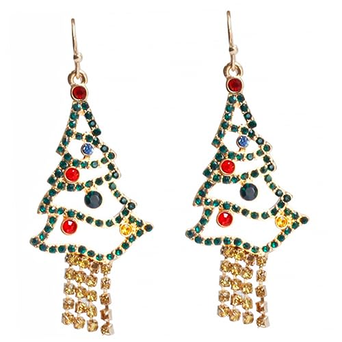 IMIKEYA Weihnachtsbaum Ohrringe Damen Shiny Ear Drops Kreativ Weihnachtsdeko Schmuck für Party Alltag Hautfreundlich IMIKEYA Weihnachtsbaum Ohrringe Damen Shiny Ear Drops Kreativ Weihnachtsdeko Schmuck für Party Alltag Hautfreundlich von IMIKEYA