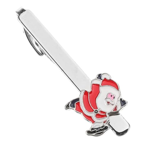 IMIKEYA Weihnachtsmann Krawattenclip für Herren Krawattennadel für Festliche Anlässe Langlebig und für Weihnachten Partys und Geschäftliche Veranstaltungen von IMIKEYA