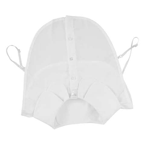 IMIKEYA Weiße Abnehmbare Halbkragenbluse für Damen Atmungsaktiver Dickey Kragen Eleganter Krageneinsatz für Stilvolle Ergänzung zu Pullovern und Hemden von IMIKEYA