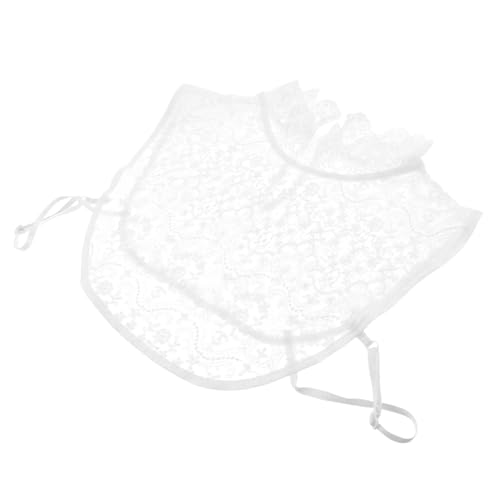 IMIKEYA Weißer Abnehmbarer Fake Kragen aus Spitze für Damen Falscher Hemdkragen Modisches Blusen Accessoire Passend zu Oberteilen Elegant und Natürlich Wirkend Stilvolle von IMIKEYA