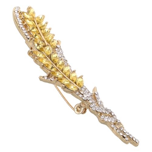 IMIKEYA Weizenähren Brosche Damen Schal Anstecknadel Vielseitiger Halsschmuck für Hochzeit Party Mantel Accessoire von IMIKEYA