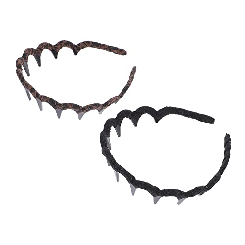 IMIKEYA Zickzack Haarreif Damen 2er Set – Welliges Haarband Aus Kunststoff Für Den Perfekten Halt - Ideal Für Sport Und Freizeit - Modernes Design Für Frauen Und Mädchen von IMIKEYA