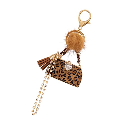 IMIKEYA Zinklegierung Leopard Schlüsselanhänger für Handtasche und Rucksack Modischer Anhänger zur Dekoration für Leicht und Praktisch von IMIKEYA
