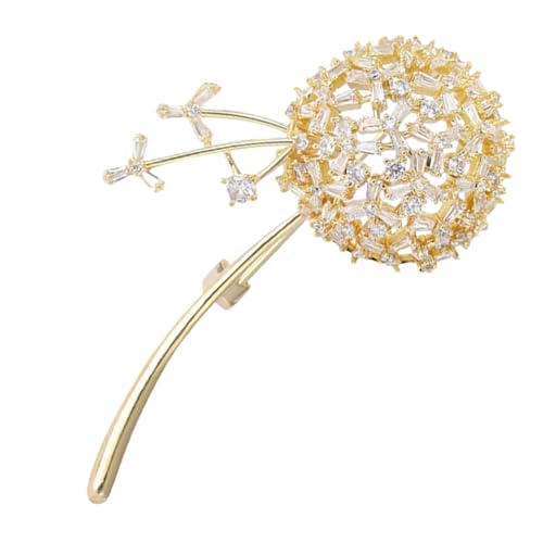 IMIKEYA Brosche für Damen Zirkonia Anstecknadel Modisches Bekleidungsaccessoire für Jacken und Pullover von IMIKEYA