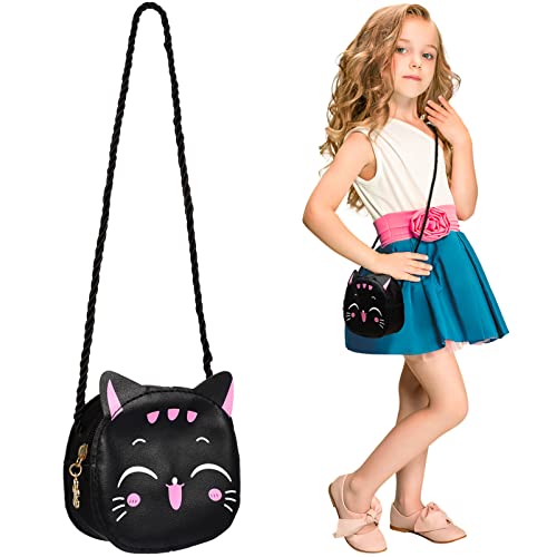 IMIKEYA schöne Mädchentasche Cartoon-Umhängetasche Geldbörse Schultertasche Tasche für Katzen Umhängetasche für Mädchen Kleidung Brieftasche Plüschtier roter Umschlag Baby von IMIKEYA