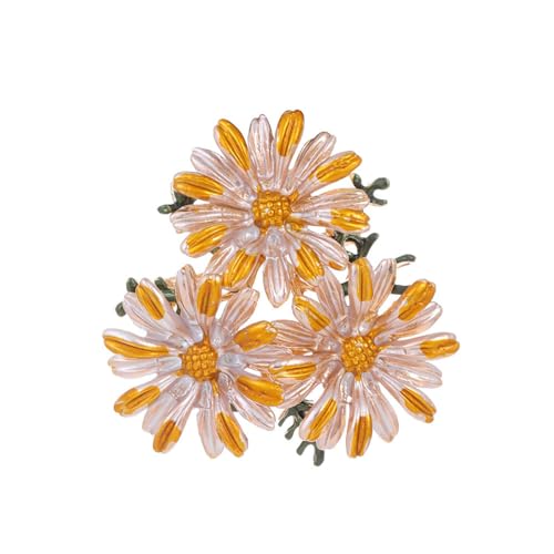 IMINI Gänseblümchen Brosche für Damen Mädchen Emaille Blumen Abzeichen Corsage Anstecknadeln Scraf Clip Nadel Schal Nadel für Stoff Kleid Tasche IMINI Gänseblümchen Brosche für Damen Mädchen Emaille Blumen Abzeichen Corsage Anstecknadeln Scraf Clip Nadel Schal Nadel für Stoff Kleid Tasche von IMINI