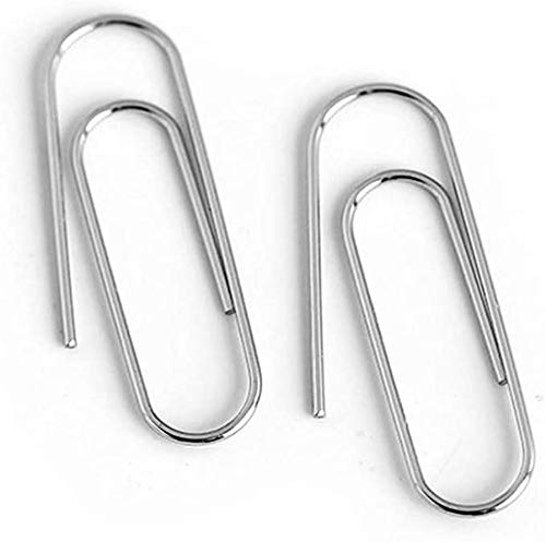 Paper Clip Cartilage Small Hoop Earrings for Women Girls S925 Sterling Silver Fashion Minimalist Punk Goth Safety Pin Dangle Drop Thin Huggie Hoops Lightweight Personalized Gifts Daugther von IMINI