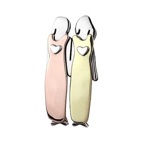 My Beautiful Sisters Brosche Pins für Frauen Mädchen Mode Brosche Revers Pins Elegantes Kleid Zubehör Schmuck für Hut Tasche Anzug Krawatte Geschenk To My Bestie Best Friends Familie Mädchen Broschen, von IMINI