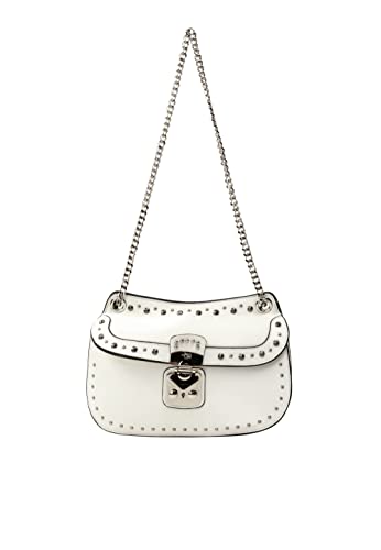 IMMY Women's Tasche mit Nieten, Weiss von IMMY