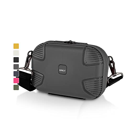 IMPACKT IP1 Handgepäck Crossbody Bag aus recyceltem Post-Consumer-Plastik; nachhaltige Umhängetasche mit 6 Jahren Garantie + abnehmbaren Tragegurt von IMPACKT Make the World a better Case