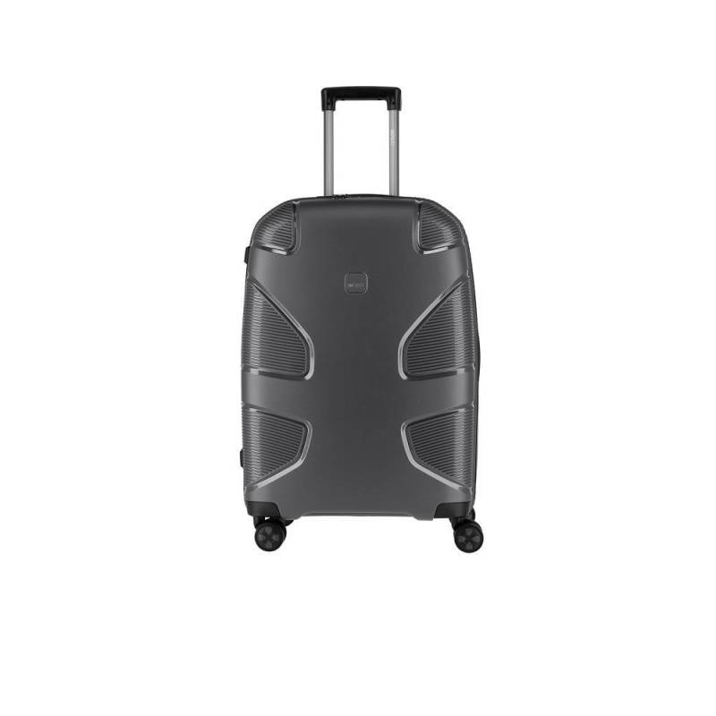 IMPACKT - Impackt IP1 Iron Grey 4-Doppelrollen Trolley M 66 cm grau von IMPACKT