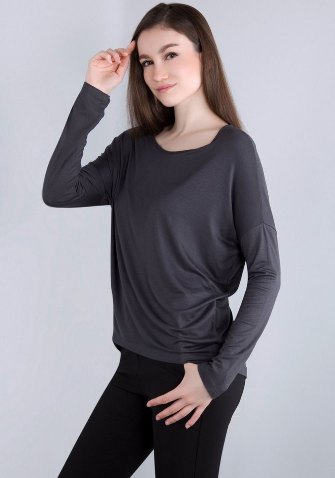 IMPERIAL Langarmshirt in lässiger "O - Shape" Form von IMPERIAL