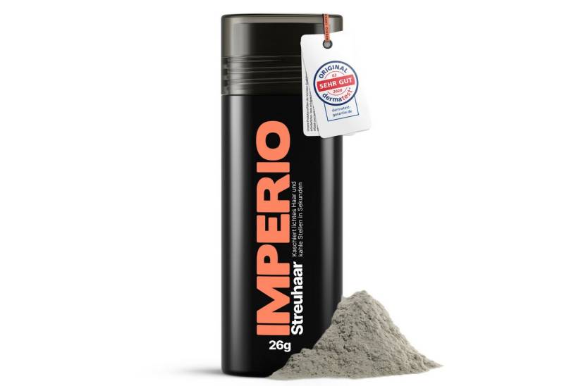 IMPERIO Haarpuder Streuhaar/Schütthaar zur Haarverdichtung & vollem Haar in Sekunden. von IMPERIO