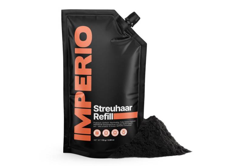 IMPERIO Haarpuder Streuhaar Refill Pack - Nachfüllpack mit den Original Streuhaarfasern von IMPERIO