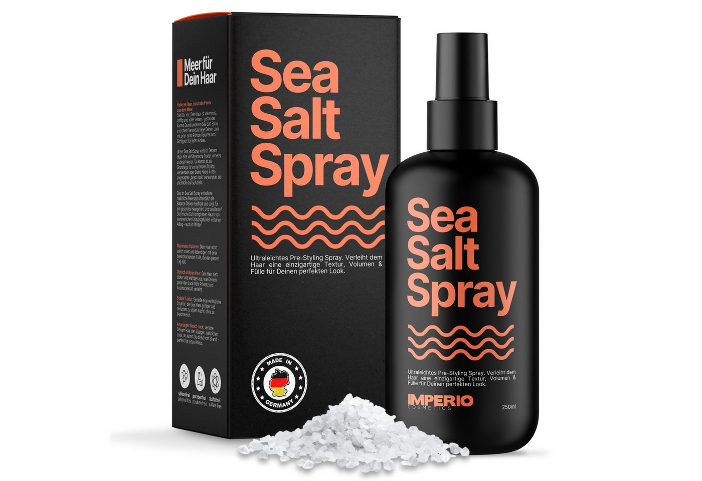 IMPERIO Haarstyling-Liquid Sea Salt Spray für maximales Volumen und einen angesagten Beach-Look, 1-tlg. von IMPERIO