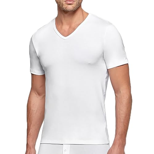 IMPETUS Herren T-Shirt V-Ausschnitt Thermo Weiß 01 Gr. XL, weiß von IMPETUS