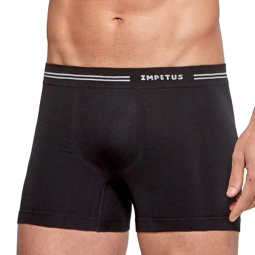IMPETUS Short Cotton Seamless - Cores Básicas - 020 - Black, Grösse - XL von IMPETUS