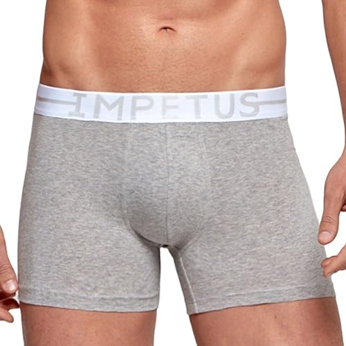 IMPETUS Short Cotton Stretch - Cores Básicas - 925 - Light Gray Mix, Grösse - L von IMPETUS