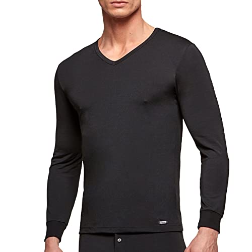 IMPETUS T-Shirt ML Herren V-Ausschnitt Thermo Schwarz Gr. XL, Schwarz von IMPETUS