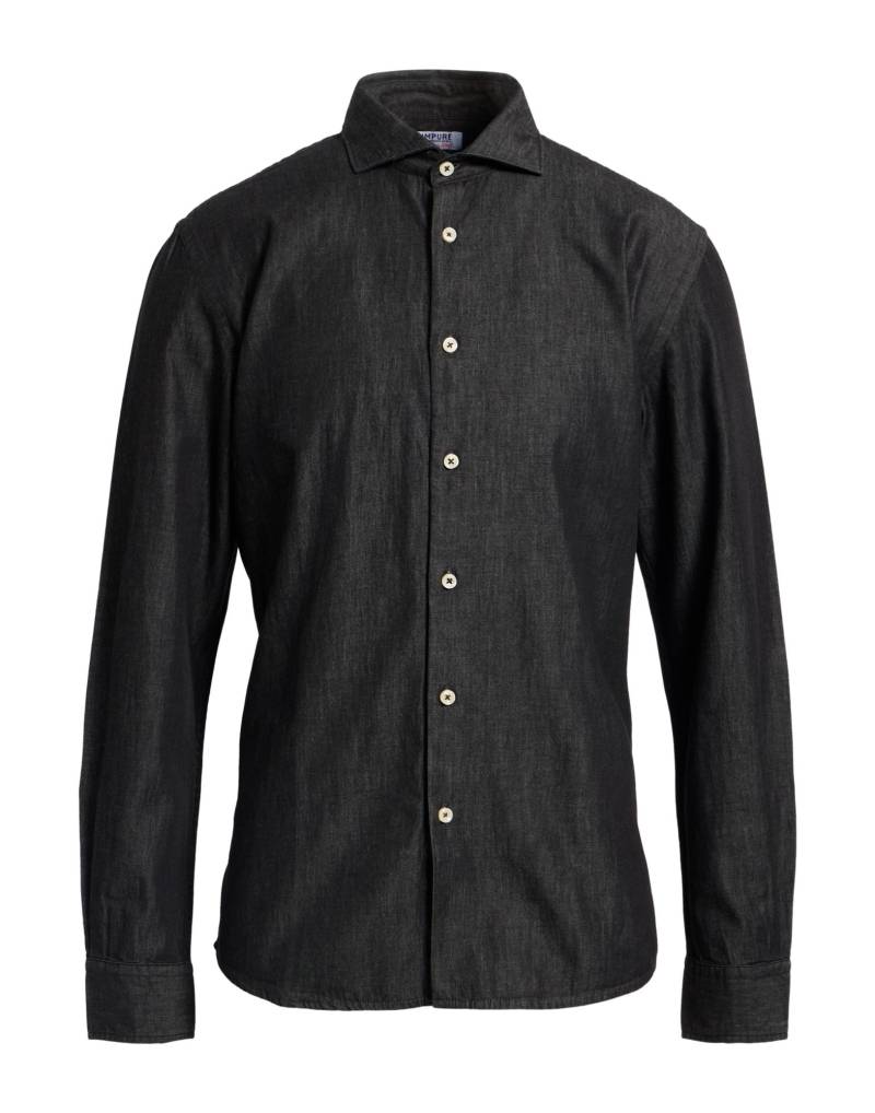 IMPURE Jeanshemd Herren Schwarz von IMPURE