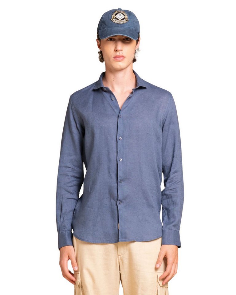 IMPURE Leinenhemd - modisches italienisches Leinen Hemd - regular Fit von IMPURE