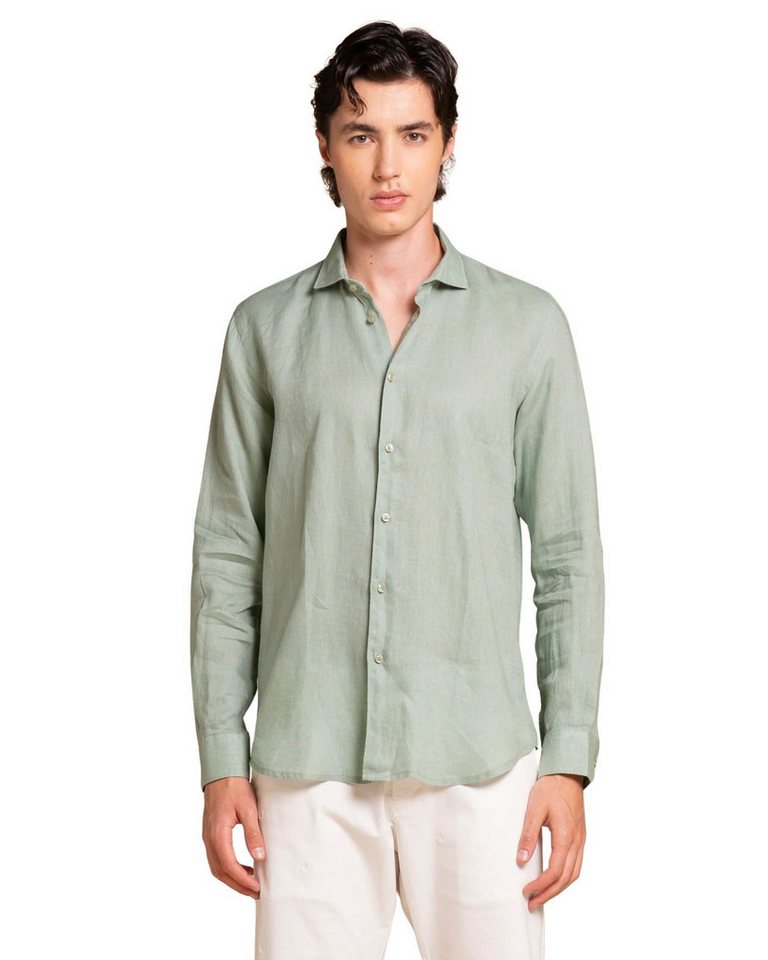 IMPURE Leinenhemd - modisches italienisches Leinen Hemd - regular Fit von IMPURE