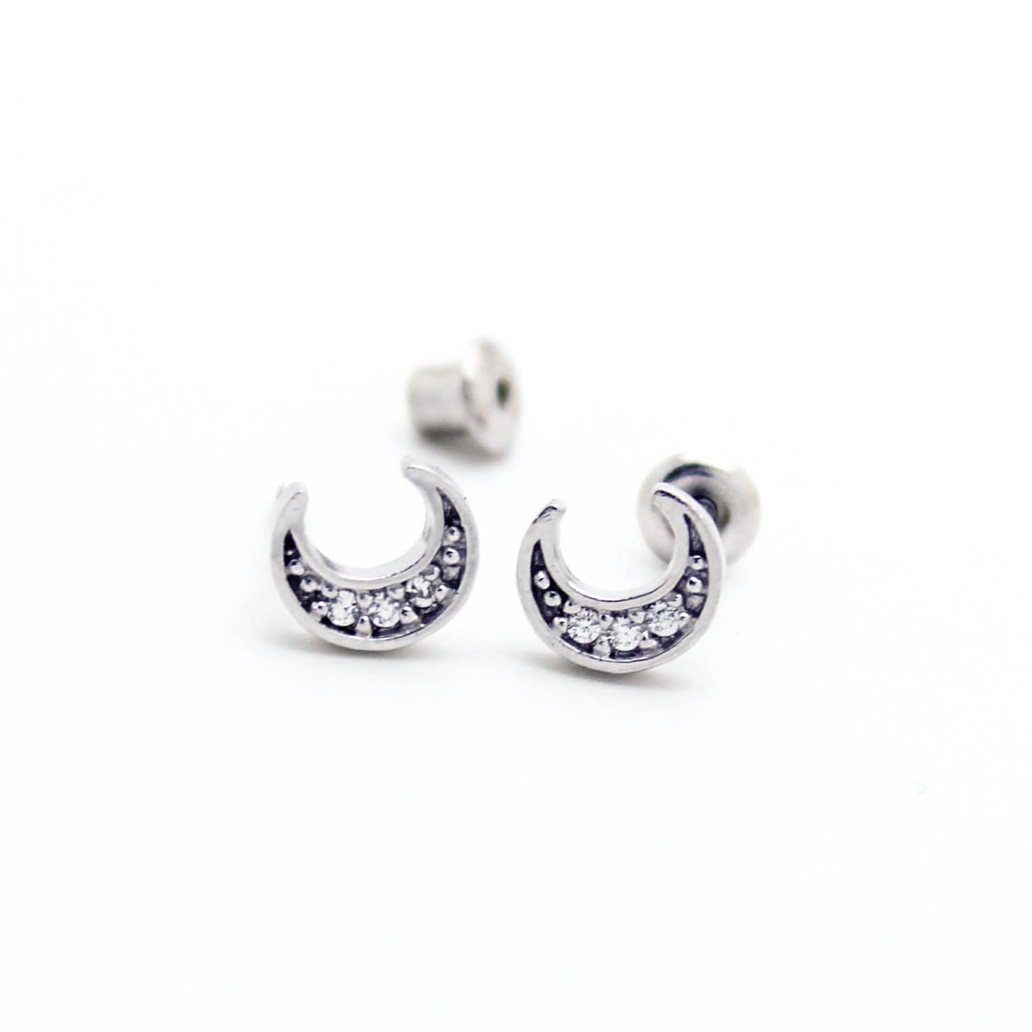 Halbmond .925 Sterling Silber Ohrringe Halbmond .925 Sterling Silber Ohrringe von IMSMI