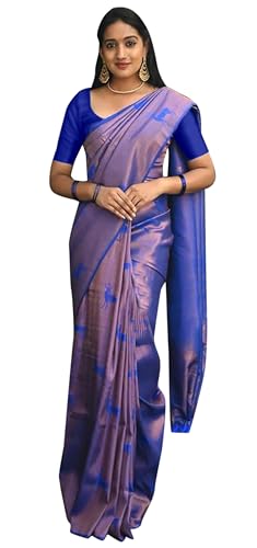 IMTRA FASHION Banarasi-Jacquard-Gewebter Sari Für Damen Mit Nicht Genähtem Blusenteil von IMTRA FASHION