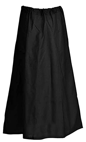 IMTRA FASHION Damen Petticoat Aus 100% Reiner Baumwolle Für Saree Unterrock Futterrock-Schwarz-Eine Größe IMTRA FASHION Damen Petticoat Aus 100% Reiner Baumwolle Für Saree Unterrock Futterrock-Schwarz-Eine Größe von IMTRA FASHION