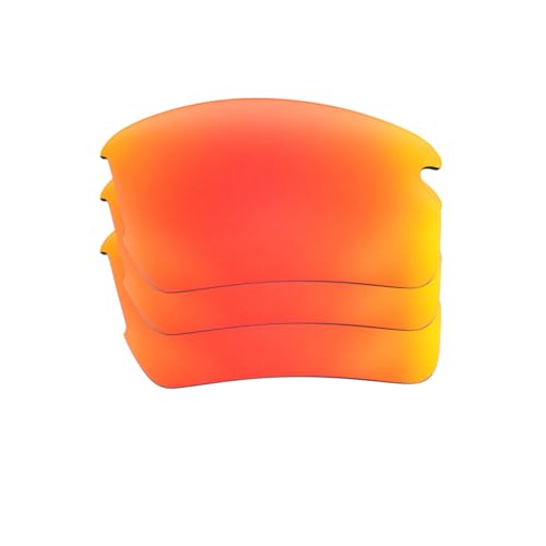 IMYTPFT 3PCS Kompatible/Ersatz-Objektive Oakleys Flak 2.0 (Asian Fit) OO9271 Rot polarisiert von IMYTPFT