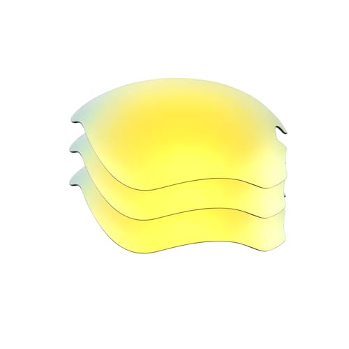 IMYTPFT 3PCS Kompatible/Ersatz-Objektive Oakleys Flak Draft OO9364 24K Gold polarisiert von IMYTPFT