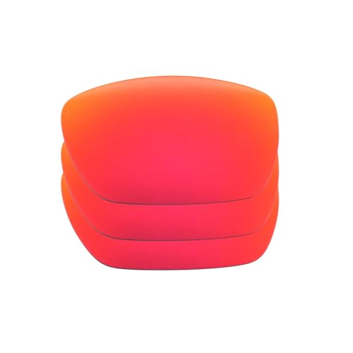 IMYTPFT 3PCS Kompatible/Ersatz-Objektive Oakleys Tinfoil Carbon OO6018 Rot polarisiert von IMYTPFT