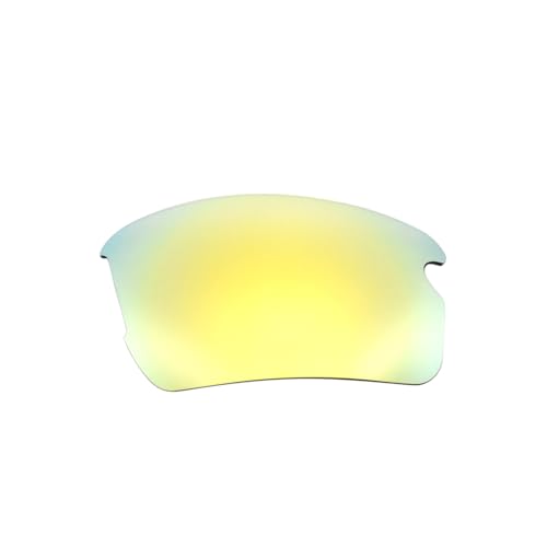 IMYTPFT Kompatible/Ersatz-Objektive Oakleys Flak 2.0 (Asian Fit) OO9271 24K Gold polarisiert von IMYTPFT