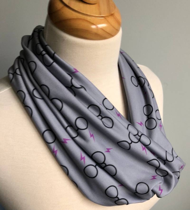 Purple Lightning Bolt Single Wrap Infinity Schal von IMadeDisStuffs